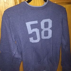 Blue long sleeve sweatshirt